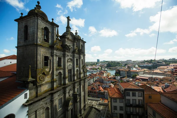 Vista Una Las Antiguas Calles Del Centro Oporto Portugal — Foto de Stock