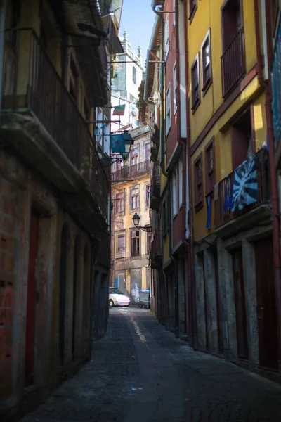 Porto Portugal May 2020 Empty Streets Porto Two Months Quarantine — Stock Photo, Image