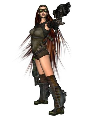 Cyberpunk kadın - 1