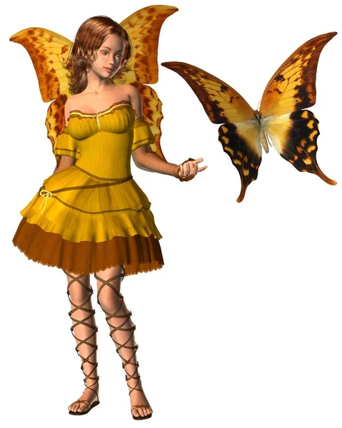 Koninginnenpage Butterfly Fairy - 1 — Stockfoto
