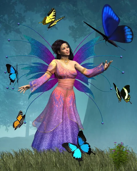 Butterfly Fairy Queen — Stok fotoğraf