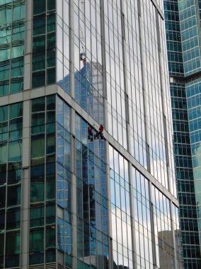 Bahar temizliği Moscow City 