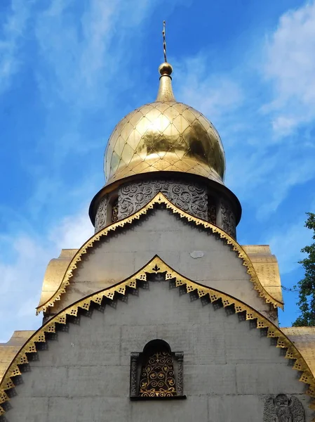 Kaplica Prokhorovs Początku Tego Wieku Klasztor Nowodziewiczy Bogoroditse Smoleński Klasztor — Zdjęcie stockowe