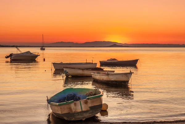 La Manga del Mar Menor at sunset