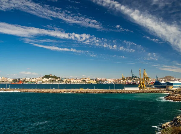 Vistas del puerto de Cartagena en Murcia, España . — Foto de Stock
