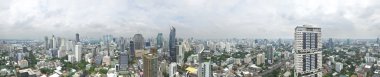 Şehir bangkok sukhumvit alanda Panoraması