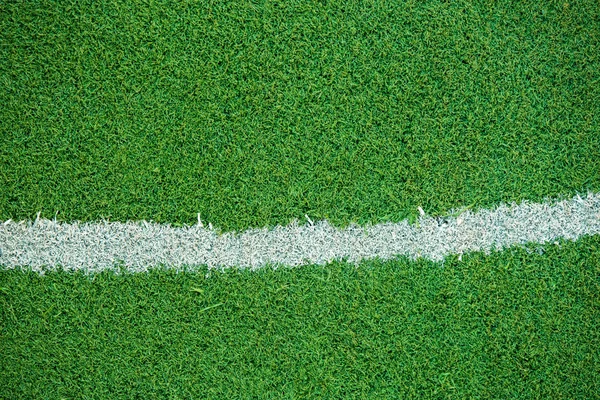 Grass field of soccer field — Stockfoto