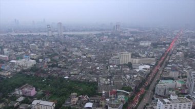 trafik sıkışıklığı akşam bangkok City