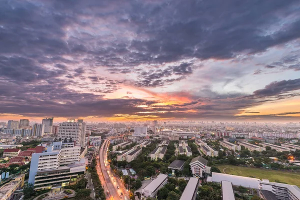 Bangkok városának Twilight — Stock Fotó