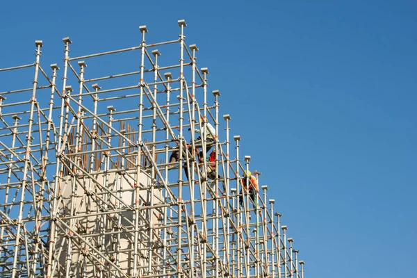 Trabajadores de la construcción — Foto de Stock