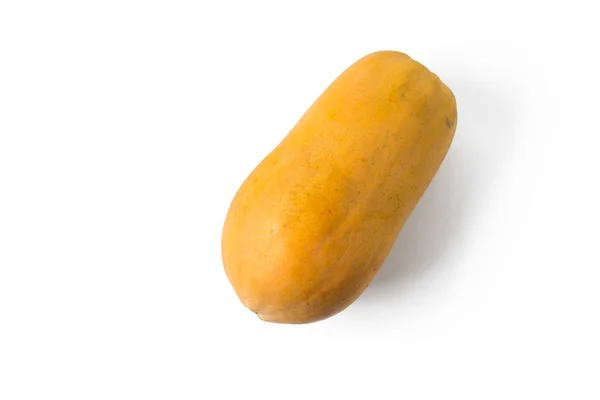 Papaya geïsoleerd op een witte achtergrond — Stockfoto