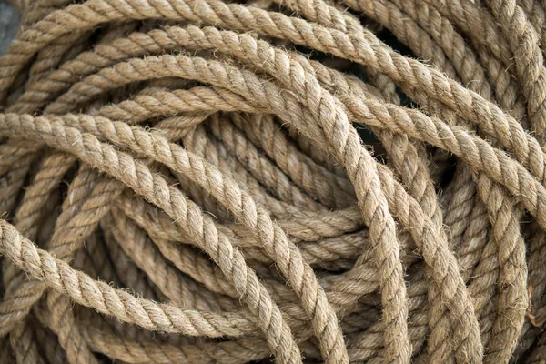 编织的绳堆 — 图库照片