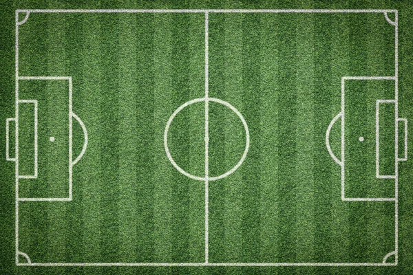Top view of soccer field — Stock Photo, Image