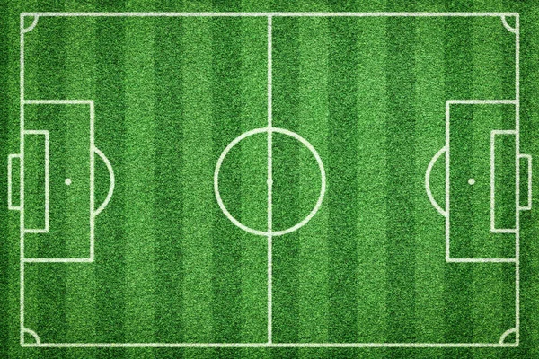Top view of soccer field — Stock Photo, Image