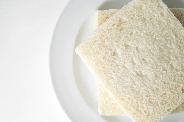 Sándwich de pan blanco — Foto de Stock