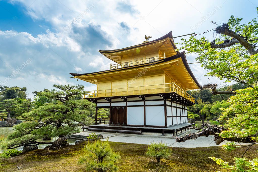 Architecture at Kinkakuji Temple