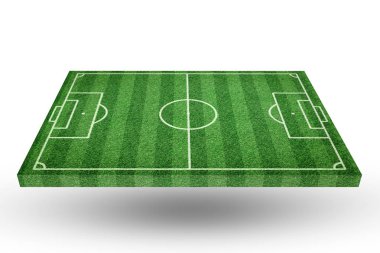 Perspektif Görünümü futbol sahası