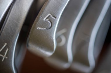 golf kulüpleri yakın çekim