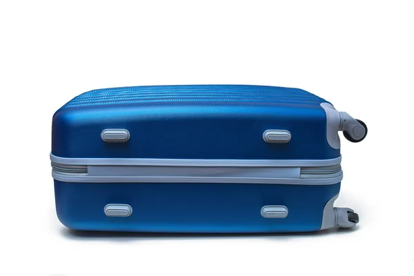 Valise de voyage bleue — Photo