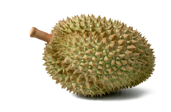 Durian king of fruit isoliert auf weiß — Stockfoto