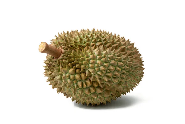 Król Durian owoców na białym tle — Zdjęcie stockowe