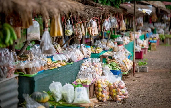 Vegetables and fruit stall
