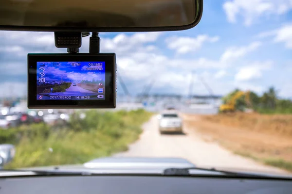 Satelitní navigační systém v autě — Stock fotografie