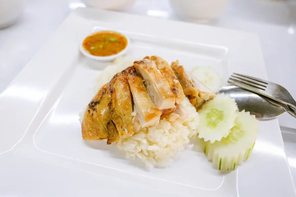 Arroz de pollo a la plancha —  Fotos de Stock