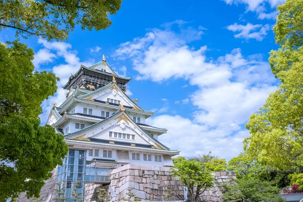 Osaka castle in Japan — Stock Photo, Image