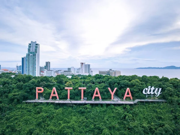 Label symbol of Pattaya in Thailand — Stock Photo, Image