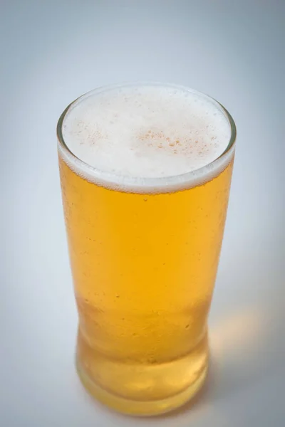 Čerstvé pivo hrnek izolovaných na bílém pozadí — Stock fotografie
