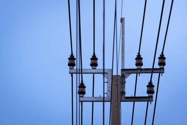 Elektrik İletim pilon — Stok fotoğraf