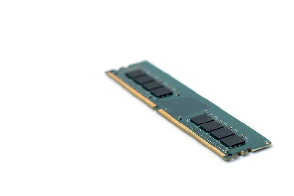 Computador ram no fundo branco — Fotografia de Stock