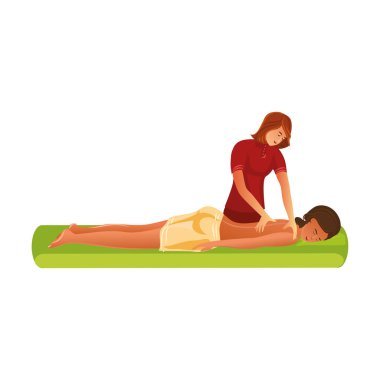Anime back massage