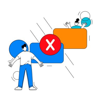 El çizimi başarısız elektronik para transfer vektörü çizimi