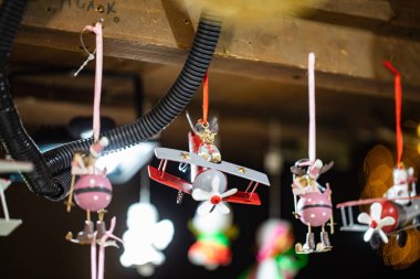 Noel süslemeleri - Uçaktaki Kardan Adam