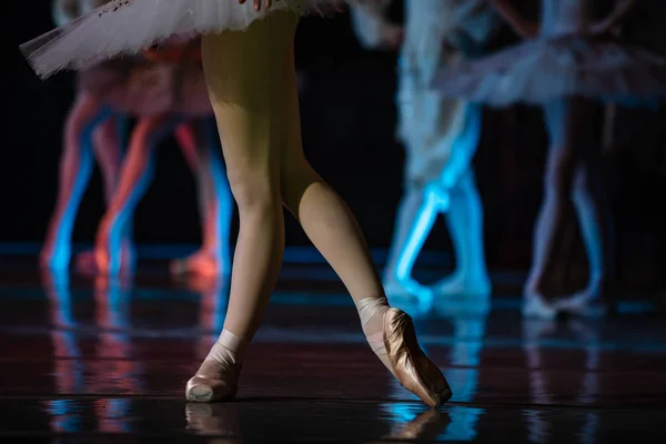 Notenkraker Ballet Sluiten Van Ballerina Dansen — Stockfoto