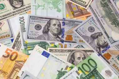 Dolar ve avro banknotlarının kapanışı