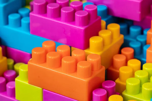 Closeup Colorful Construction Set — Stock Photo, Image