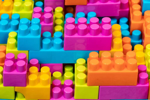 Closeup Colorful Construction Set — Stock Photo, Image