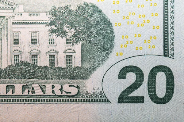 Dolarlık Banknotun Arkası — Stok fotoğraf