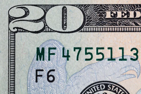 Крупный План Передней Части Банкноты Долларов — стоковое фото