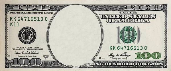 Orta alanı boş 100 dolarlık sınır.