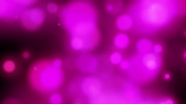 Karanlık arka planda hareket tasarım tarzında fütürist bokeh. Pembe eğimli soyut şablon. Rüzgâr dinamik yuvarlak dekorasyon elementi. 4K Ultra HD 3840x2160 döngülü animasyon
