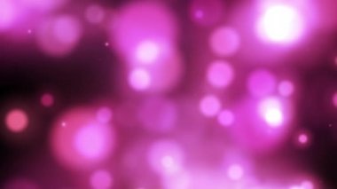 Koyu arkaplanda hareketli tasarım tarzında zarif bir bokeh. Pembe eğimli soyut şablon. Rüzgâr dinamik yuvarlak dekorasyon elementi. 4K Ultra HD 3840x2160 döngülü animasyon