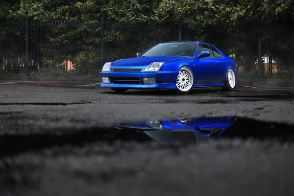 Blue sport coupe car — Stock Photo, Image