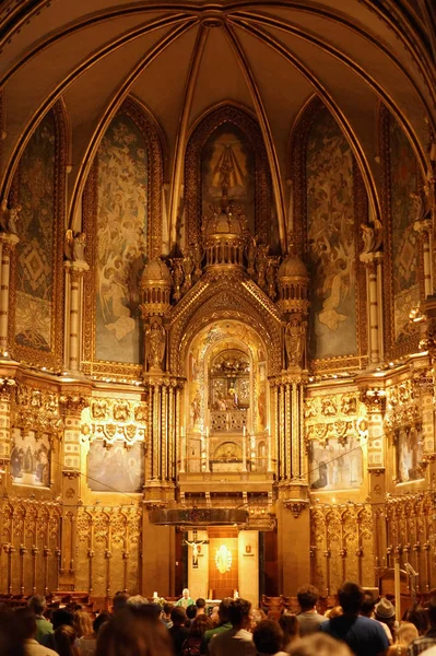 Katedra Montserrat Katalonia — Zdjęcie stockowe