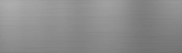 Brushed Metal Texture Neutral Background Large Banner — Stock Photo, Image