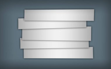 Retro renk arka plan ile karanlık köşelerde soyut kağıt şeritler