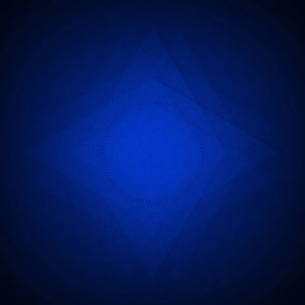 神聖な幾何学抽象暗い青色の背景 レトロなデザイン要素 — ストック写真